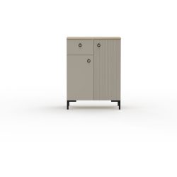 Kommode Hopper Braun/Grau Holz 70 cm 41 cm - Farbe: taupe - Material: Holzwerkstoff - Kommode
