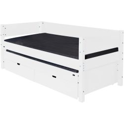 Bett Elina Weiss Holz 90 x 200 cm - Material: Buche - Bett