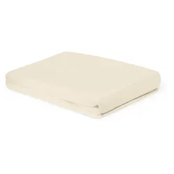 Esprit Fixleintuch Mila Weiss Baumwolle 180 cm - Material: Bio-Baumwolle - Fixleintuch
