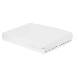 Esprit Fixleintuch Mila Weiss Baumwolle 140 cm - Material: Bio-Baumwolle - Fixleintuch