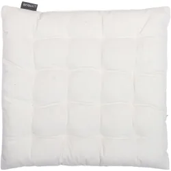 Sitzkissen Mios Weiss Baumwolle 40 cm 40 cm - Farbe: offwhite - Sitzkissen