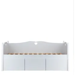 Truhe Emma Weiss Holz - Material: MDF - Truhe