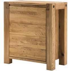 Kommode Balke Braun Holz 79 cm 45 cm - Farbe: eiche - Material: Wildeiche - Kommode