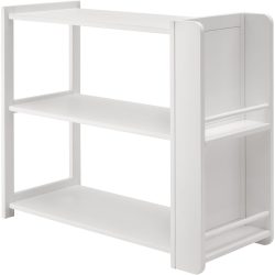 Regal Iris Weiss Holz 90 cm 75 cm - Material: Buche - Regal