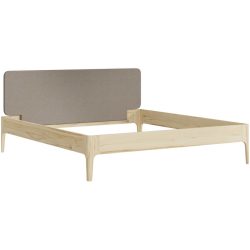 Bett Lund Braun Holz 180 x 200 cm - Farbe: Kernbuche - Material: Massivholz - Möbel Konfigurator: Traummöbel individuell zusammenstellen - Bett