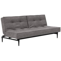Bettsofa Split Grau Stoff 210 cm 91 cm - Bettsofa