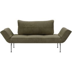 Sofa Zeal Grün Stoff 200 cm 72 cm - Farbe: olive - Sofa
