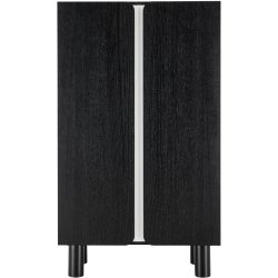 Highboard Roula Schwarz Holz 80 cm 137 cm - Material: Eiche - Highboard
