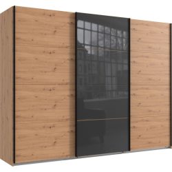 Kleiderschrank Neord Braun Holz 270 cm 64 cm 208 cm - Farbe: Eiche Nachbildung - Material: Holzwerkstoff - Kleiderschrank