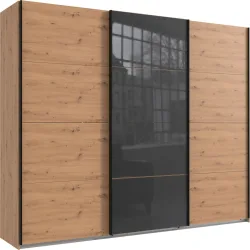 Kleiderschrank Neord Braun Holz 270 cm 64 cm 236 cm - Farbe: Eiche Nachbildung - Material: Holzwerkstoff - Kleiderschrank