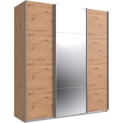 Kleiderschrank Neord Braun Holz 180 cm 64 cm 208 cm - Farbe: Eiche Nachbildung - Material: Holzwerkstoff - Kleiderschrank