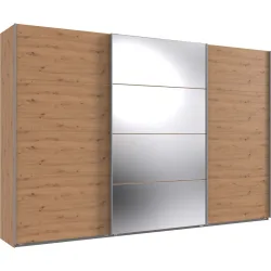 Kleiderschrank Neord Braun Holz 360 cm 64 cm 236 cm - Farbe: Eiche Nachbildung - Material: Holzwerkstoff - Kleiderschrank