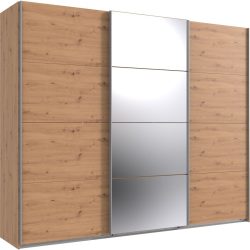Kleiderschrank Neord Braun Holz 270 cm 64 cm 236 cm - Farbe: Eiche Nachbildung - Material: Holzwerkstoff - Kleiderschrank