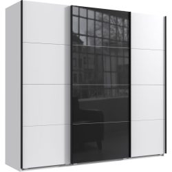 Kleiderschrank Neord Weiss Holz 225 cm 64 cm 208 cm - Material: Holzwerkstoff - Kleiderschrank