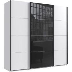 Kleiderschrank Neord Weiss Holz 225 cm 64 cm 236 cm - Material: Holzwerkstoff - Kleiderschrank