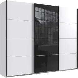 Kleiderschrank Neord Weiss Holz 270 cm 64 cm 236 cm - Material: Holzwerkstoff - Kleiderschrank