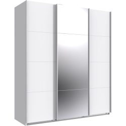 Kleiderschrank Neord Weiss Holz 180 cm 64 cm 208 cm - Material: Holzwerkstoff - Kleiderschrank