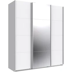 Kleiderschrank Neord Weiss Holz 180 cm 64 cm 208 cm - Material: Holzwerkstoff - Kleiderschrank