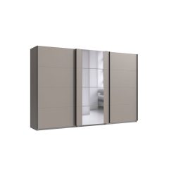 Kleiderschrank Juli Holz 313 cm 64 cm 208 cm - Farbe: sahara - Material: Holzwerkstoff - Kleiderschrank