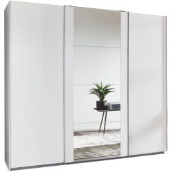 Kleiderschrank Juli Weiss Holz 360 cm 64 cm 236 cm - Material: Holzwerkstoff - Kleiderschrank