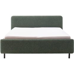 Bett Prisa Grün Stoff 180 x 200 cm - Bett