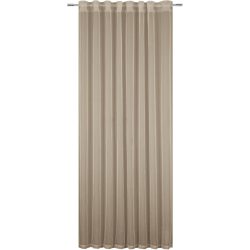 Fertigvorhang Voile Mia 135x260cm taupe - Material: 100% Polyester - Vorhang