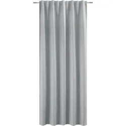 Fertigvorhang Fiona 135x260cm hellgrau - Material: 100% Polyester - Vorhang