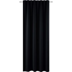 Fertigvorh. Dimout Eva 135x260cm schwarz - Material: 100% Polyester - Vorhang