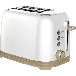 Toaster Bibi - Farbe: weiss/braun - Material: Edelstahl - Toaster