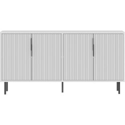 Sideboard Georis Weiss Holz 150 cm 75 cm - Material: Holzwerkstoff - Sideboard