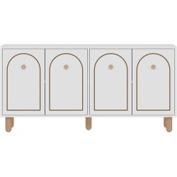 Sideboard Vint Weiss Holz 150 cm 75 cm - Material: Holzwerkstoff - Sideboard
