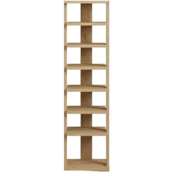 Schuhregal Hylde Braun Holz 29.6 cm 110 cm - Farbe: eiche - Material: Holzwerkstoff - Schuhregal