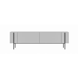 TV-Möbel Hector Weiss Holz 160 cm 45.6 cm 31.4 cm - Material: Holzwerkstoff - TV-Möbel
