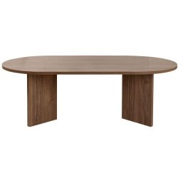 Salontisch Georis Braun Holz 119 cm - Farbe: Walnuss - Material: Holzwerkstoff - Salontisch