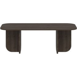 Salontisch Georis Braun Holz 120 cm - Farbe: Walnuss - Material: Holzwerkstoff - Salontisch