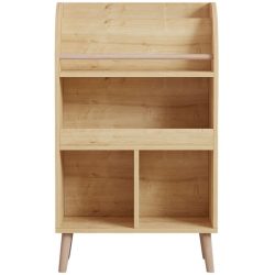 Bücherregal Hylde Braun Holz 60 cm 100 cm - Farbe: eiche - Material: Holzwerkstoff - Bücherregal