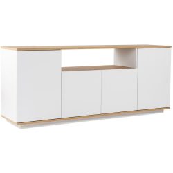 Sideboard Georis Braun Holz 180 cm 75 cm - Farbe: eiche - Material: Holzwerkstoff - Sideboard