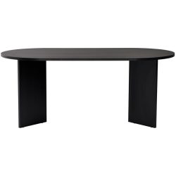 Esstisch Georis Schwarz Holz 180 cm - Material: Holzwerkstoff - Esstisch