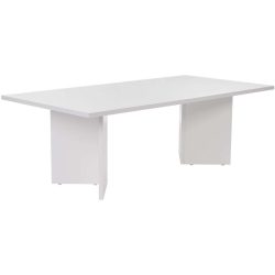 Salontisch Georis Weiss Holz 119 cm - Material: Holzwerkstoff - Salontisch