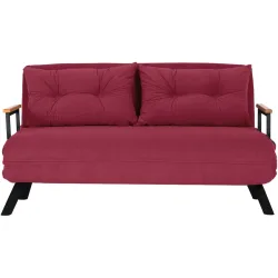 Bettsofa Foldbar Rot Polyester 133 cm 50 cm - Bettsofa