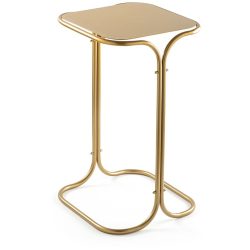 Beistelltisch Blank Gold Metall 30 cm - Beistelltisch