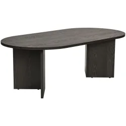 Salontisch Georis Schwarz Holz 119 cm - Material: Holzwerkstoff - Salontisch