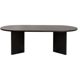 Salontisch Georis Schwarz Holz 119 cm - Material: Holzwerkstoff - Salontisch