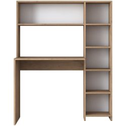 Schreibtisch Georis Braun Holz 113.2 cm - Farbe: eiche - Material: Holzwerkstoff - Schreibtisch