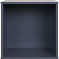 Wandelement Qatara Grau Holz/MDF 34 cm 34 cm - Farbe: Dunkelgrau - Wandelement