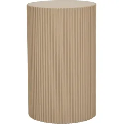 Beistelltisch Munavo Beige/Grau Holz 30 cm - Farbe: grau/beige - Material: MDF - Beistelltisch