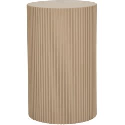 Beistelltisch Munavo Beige/Grau Holz 30 cm - Farbe: grau/beige - Material: MDF - Beistelltisch