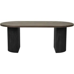 Salontisch Belaro Braun MDF/Papier 60 cm - Farbe: Dunkelbraun - Material: MDF, Dekorpapier - Salontisch