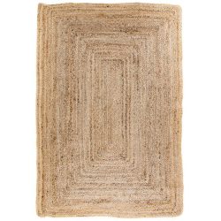 Teppich Runavo Beige Jute 60 cm 90 cm - Farbe: Nature - Teppich