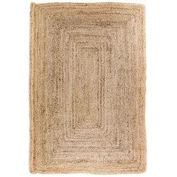 Teppich Runavo Beige Jute 60 cm 90 cm - Farbe: Nature - Teppich